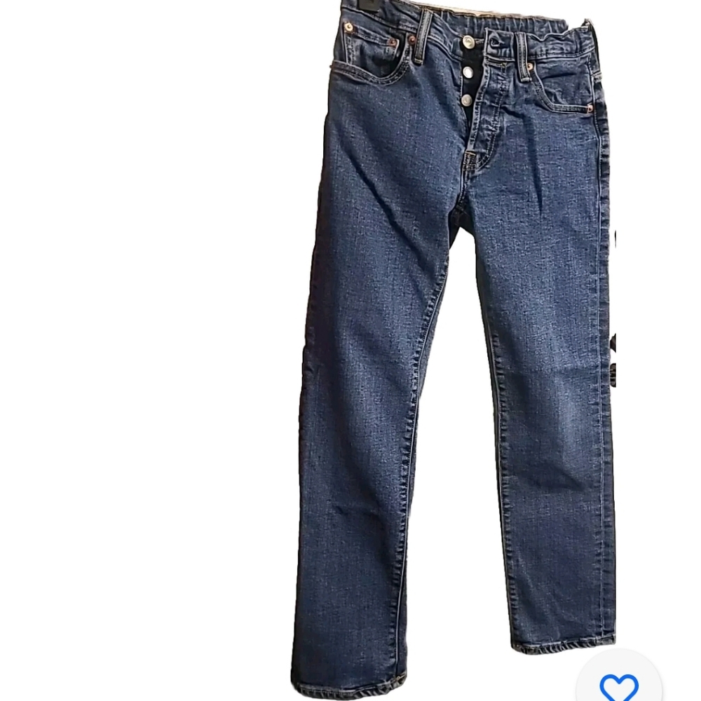 Levi's 501 Jeans Boys size 12 Regular with Button Fly & Adjustable Waist Band
